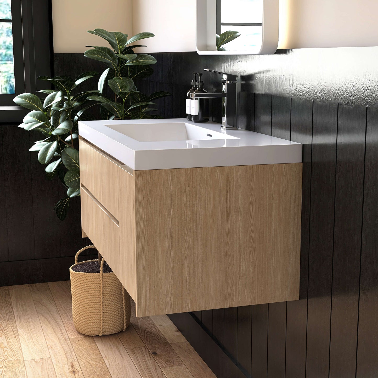 Medunjess 36'' Tide Solid Surface Basin