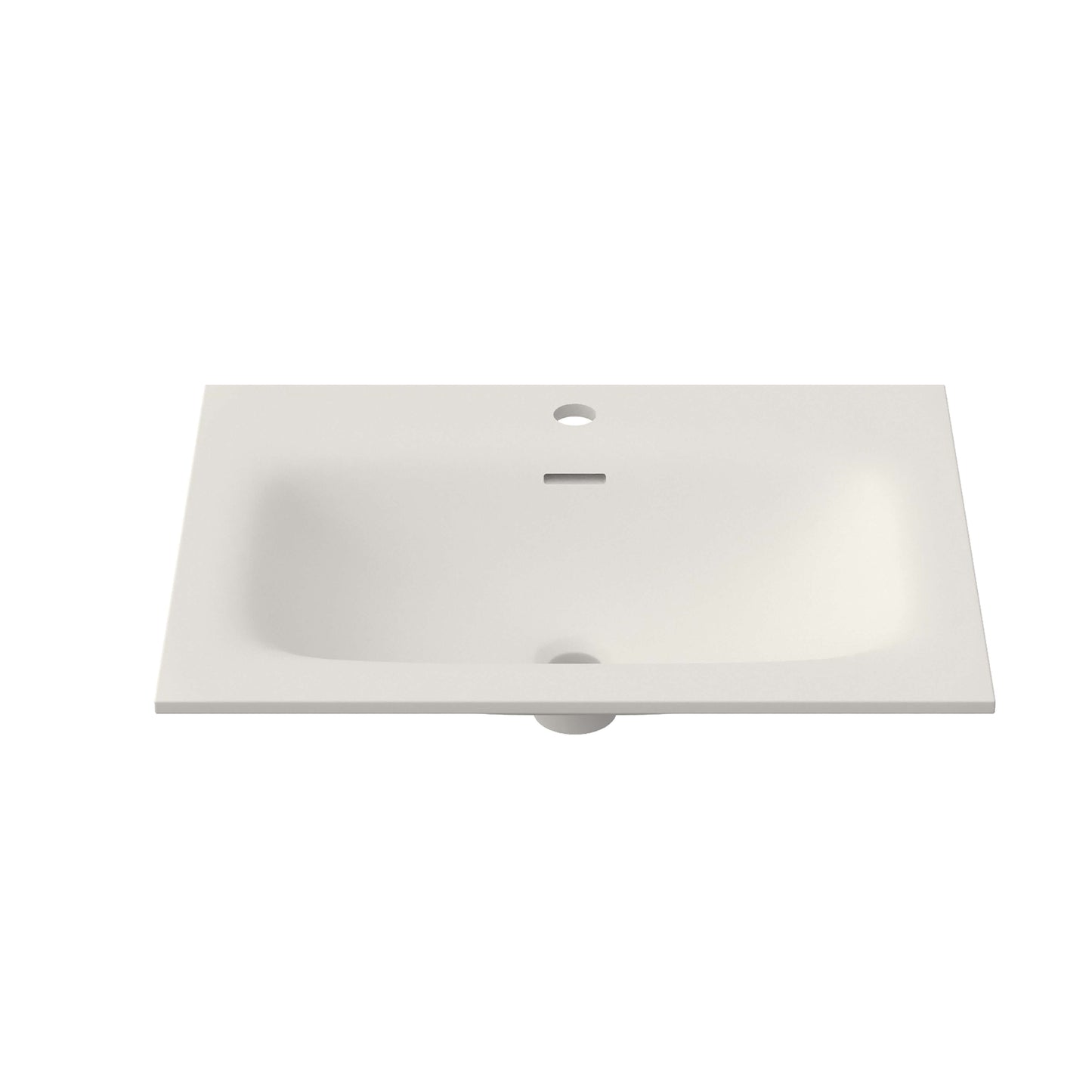 Medunjess 24'' Scoop Solid Surface Basin
