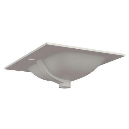 Medunjess 24'' Scoop Solid Surface Basin