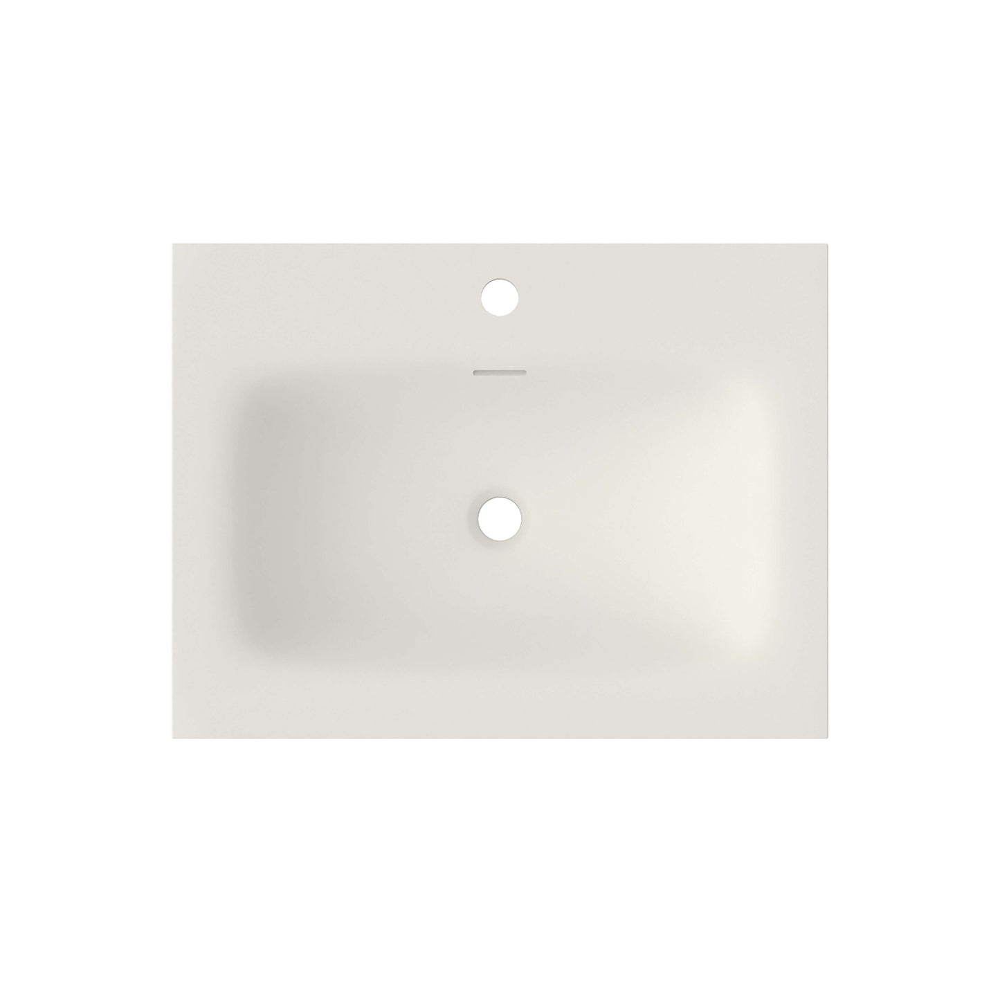 Medunjess 24'' Scoop Solid Surface Basin