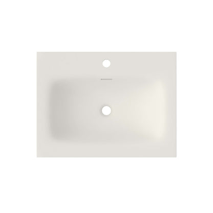 Medunjess 24'' Scoop Solid Surface Basin