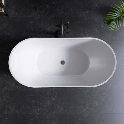 Medunjess 61'' Icon Freestanding acrylic bathtub