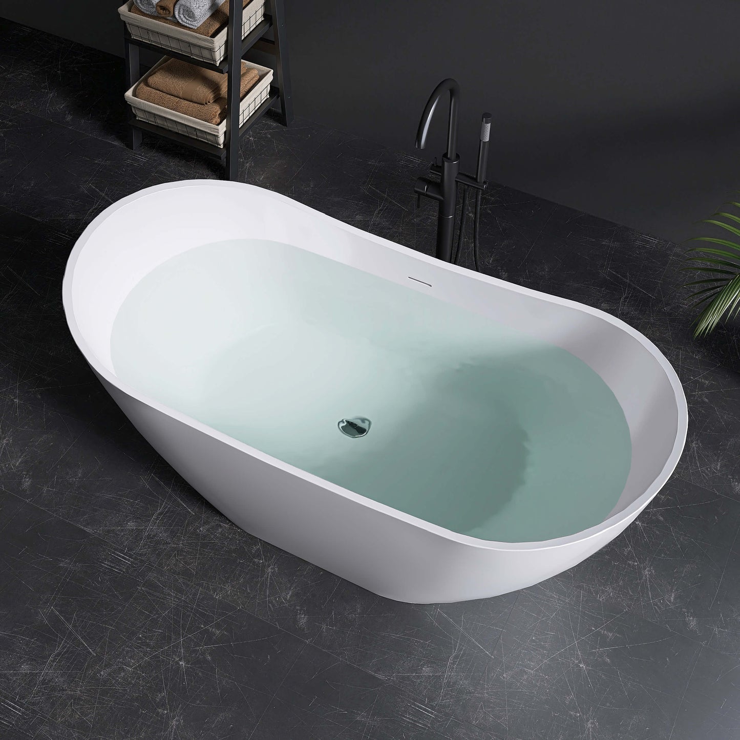 Medunjess 61'' Icon Freestanding acrylic bathtub
