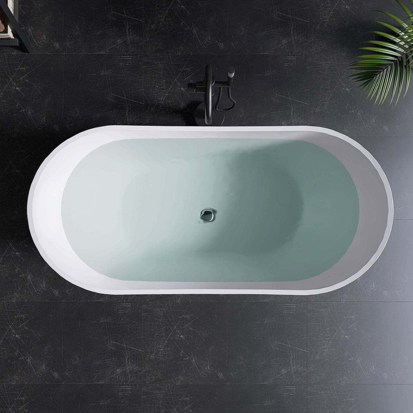 Medunjess 61'' Icon Freestanding acrylic bathtub