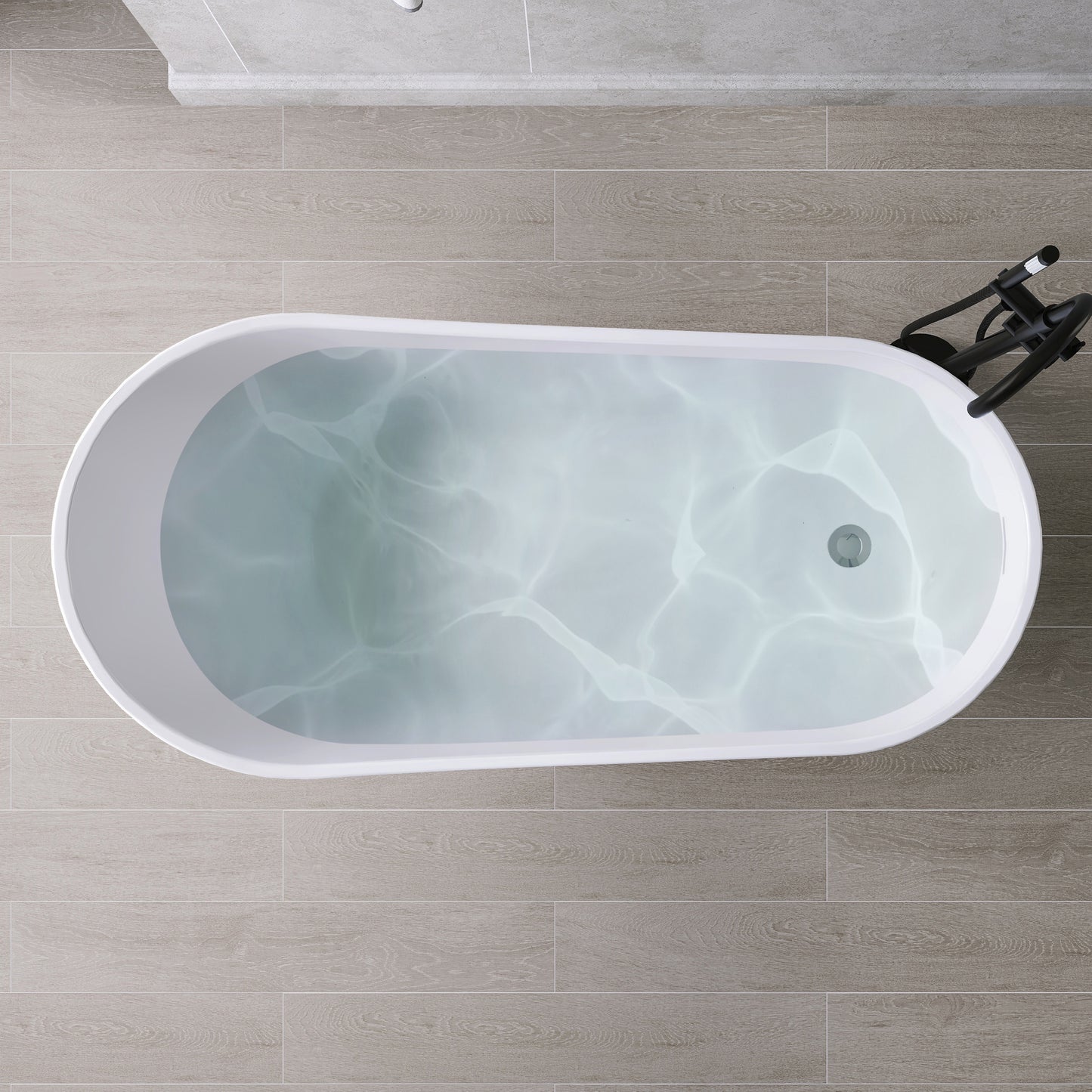 Medunjess 67'' Legacy Freestanding acrylic Bathtub