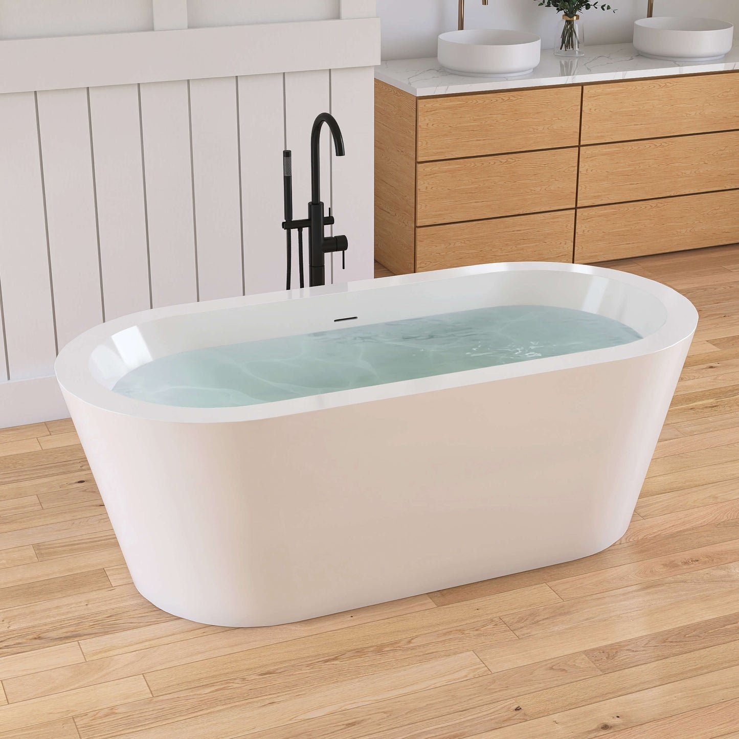 Medunjess 67'' Opus Freestanding acrylic bathtub