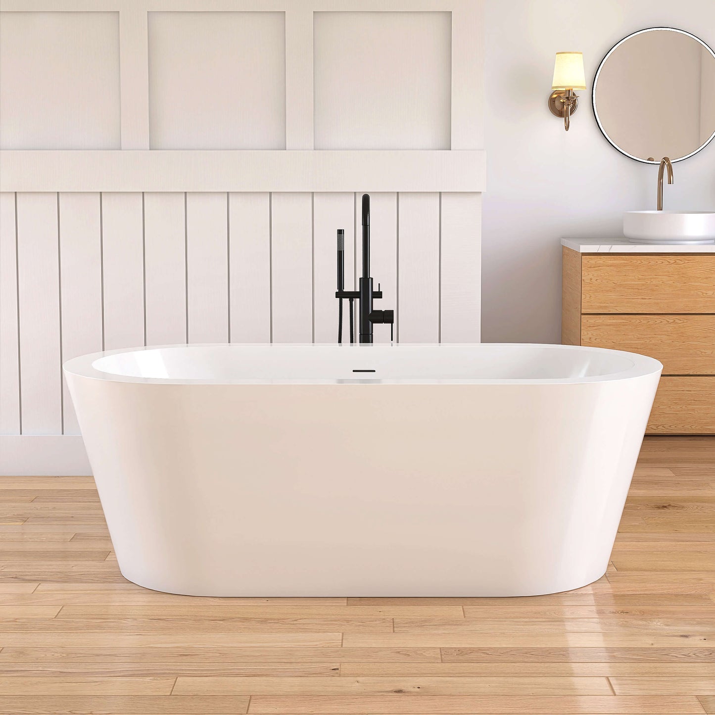 Medunjess 67'' Opus Freestanding acrylic bathtub