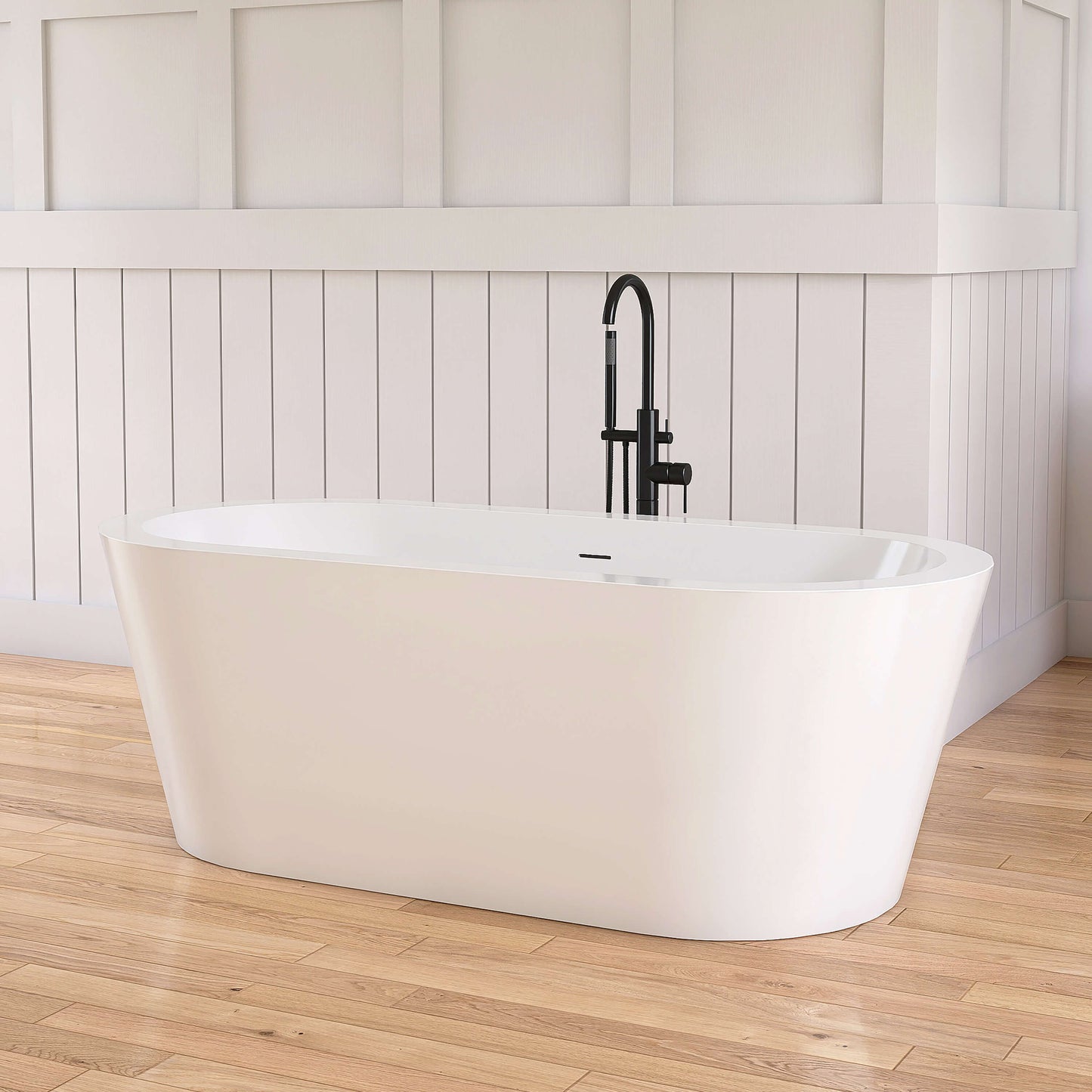 Medunjess 67'' Opus Freestanding acrylic bathtub