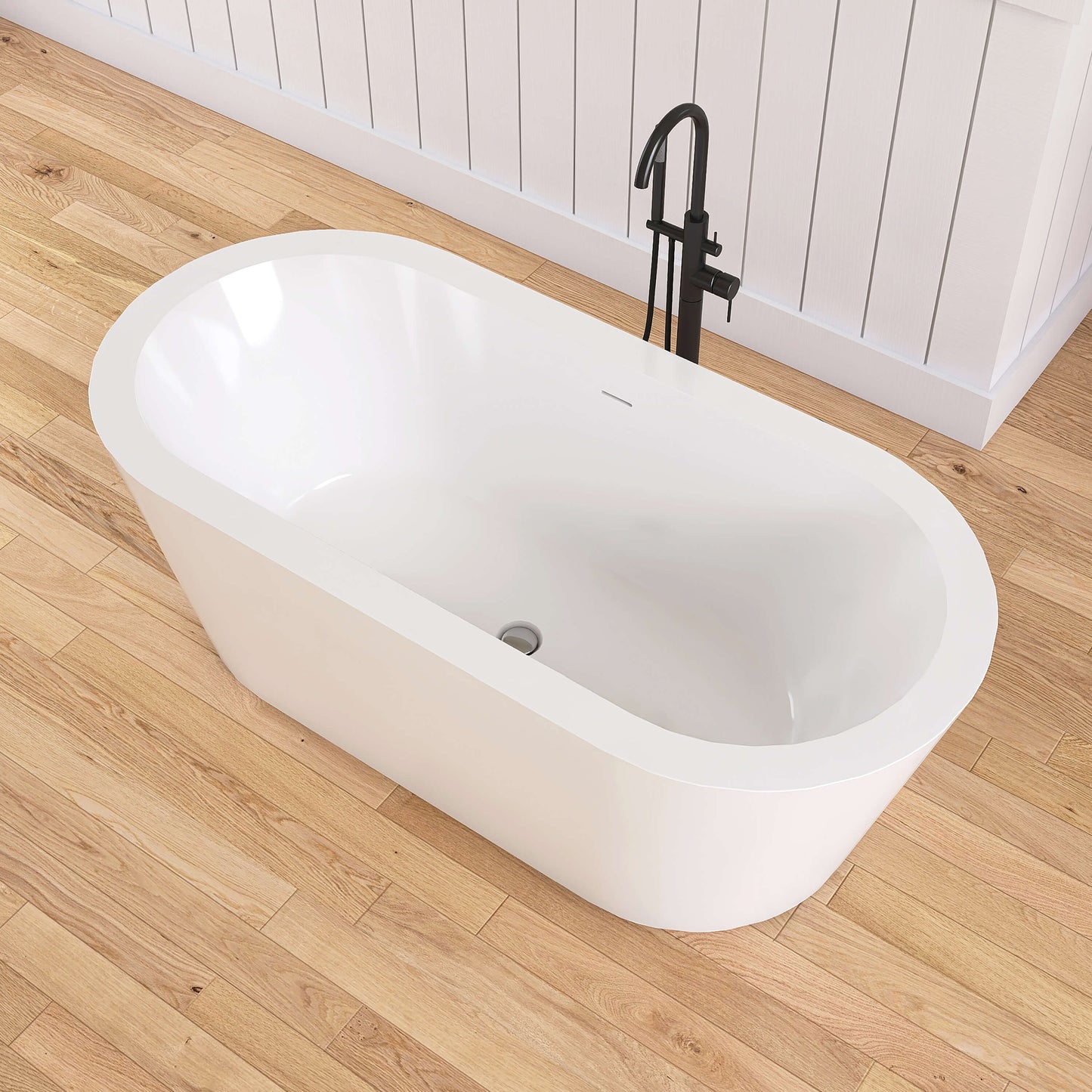 Medunjess 67'' Opus Freestanding acrylic bathtub