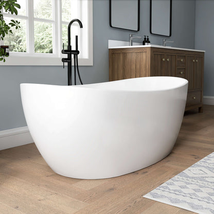 Medunjess 61'' Ethos Freestanding acrylic bathtub