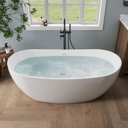 Medunjess 66'' Ethos Freestanding acrylic bathtub