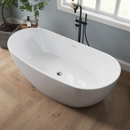 Medunjess 66'' Ethos Freestanding acrylic bathtub