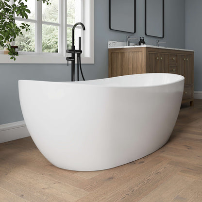 Medunjess 66'' Ethos Freestanding acrylic bathtub