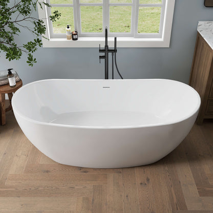 Medunjess 66'' Ethos Freestanding acrylic bathtub