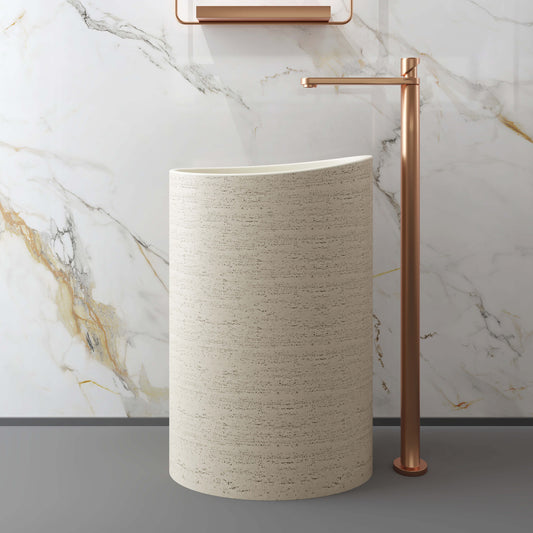 Medunjess 22''x33.8'' Cairn Pedestal Basin