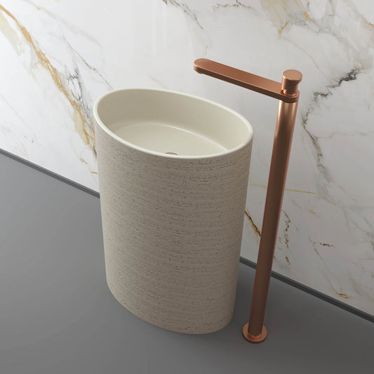 Medunjess 22''x33.8'' Cairn Pedestal Basin