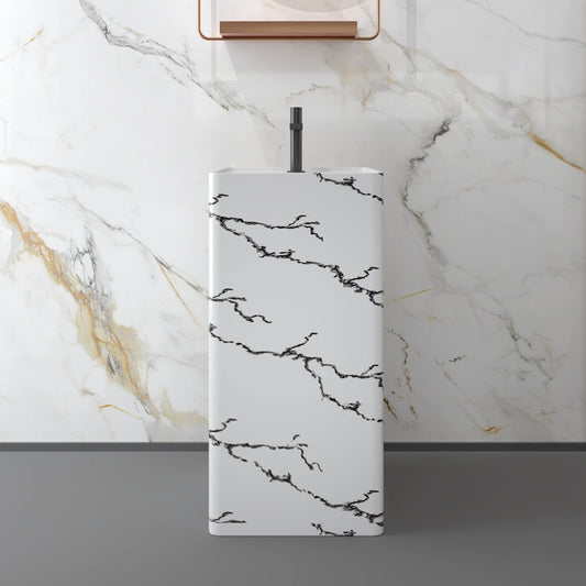 Medunjess 16.7''x34.2'' Pilar Pedestal Basin