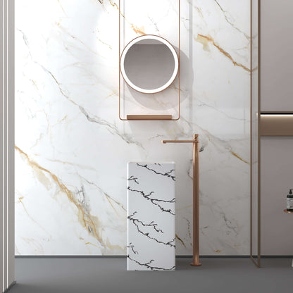 Medunjess 15.7''x31.4'' Stela Pedestal Basin