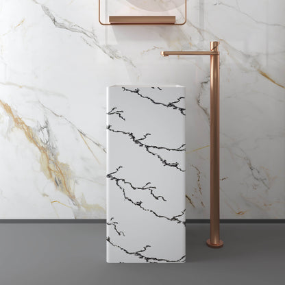 Medunjess 15.7''x31.4'' Stela Pedestal Basin