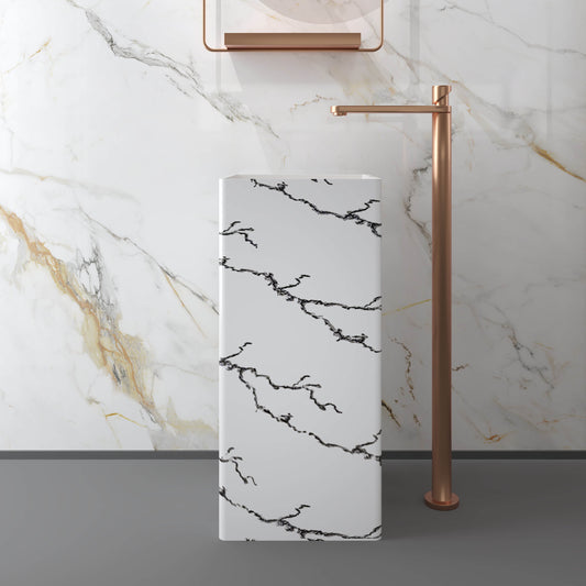 Medunjess 15.7''x31.4'' Stela Pedestal Basin