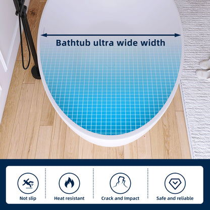 Medunjess 67'' Stone Resin Solid Surface Matte Flatbottom Freestanding Bathtub